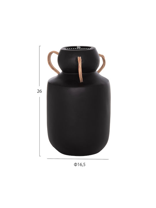 HomeMarkt Decorative Vase Ceramic Mibo Orange 16x16xH16.5cm
