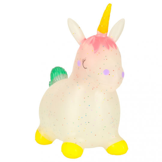 ikonka Săritori Unicorn Pentru 3+ Ani Roz 47 cm