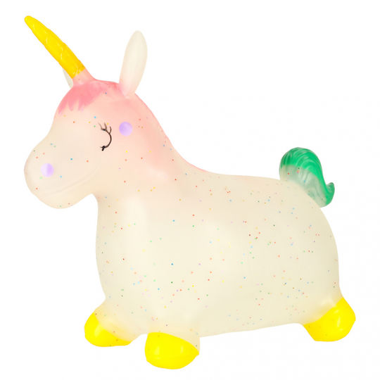 ikonka Săritori Unicorn Pentru 3+ Ani Roz 47 cm