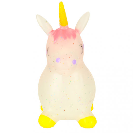 ikonka Săritori Unicorn Pentru 3+ Ani Roz 47 cm