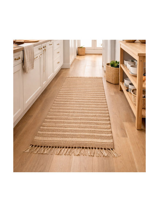 Ankor Sommer aus Jute mit Fransen Beige, Natural