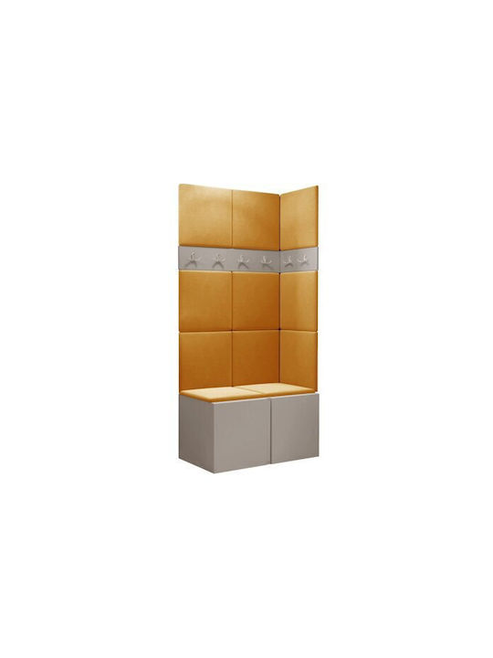 Hartford 264 Entry Furniture with Mirror Cashmere 84x46x186cm