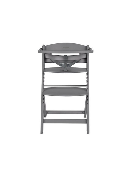 Kikka Boo Nordy Baby Highchair 2 in 1 with Adjustable Height Dark Gray