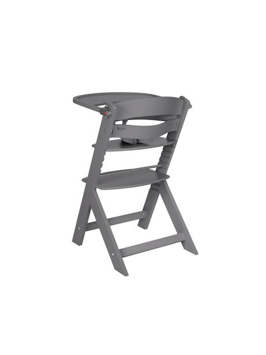 Kikka Boo Nordy Baby Highchair 2 in 1 with Adjustable Height Dark Gray