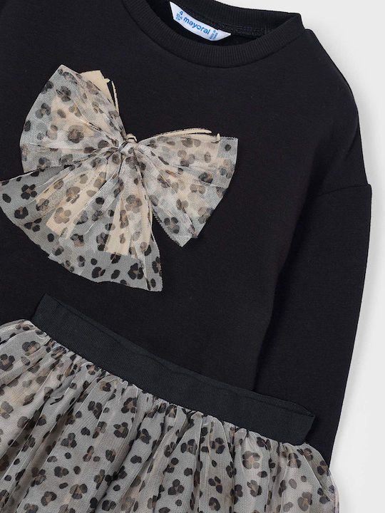 Kids' Set with Skirt Winter 2pcs Black