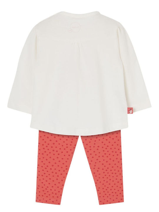 Kids Clothing Set with Leggings Winter 2 Pieces Off-White