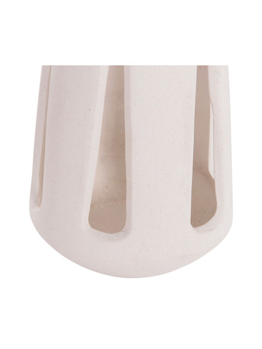 HomeMarkt Erantyl Rattan Lantern Tabletop White 10x10x10cm