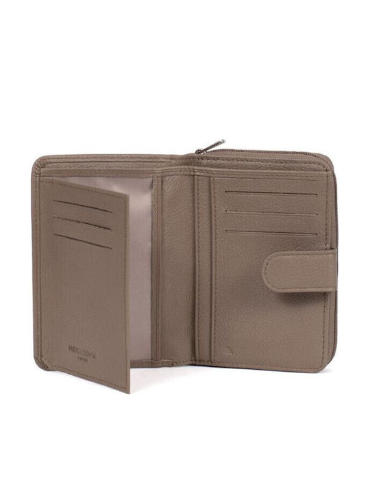 Large Leather Women's Wallet Classic Brown