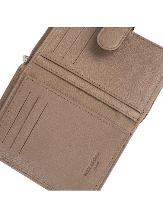 Large Leather Women's Wallet Classic Brown