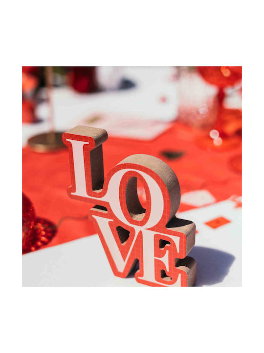 Beauty Home Room Decor Love Wooden 11x12.5x1.5cm