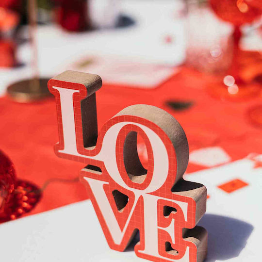 Beauty Home Διακοσμητικό Χώρου Love από Ξύλο 11x12.5x1.5cm Beauty Home Διακοσμητικό Χώρου Love από Ξύλο 11x12.5x1.5cm