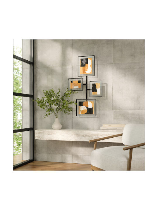 Umbra Wall Frame Metallic 57cmx99cm with Black Frame