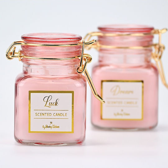 Christening Favor with Candle Made of Glass 30 Pieces