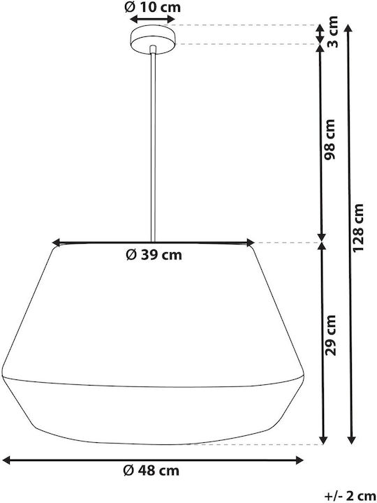 Beliani Pendant Light