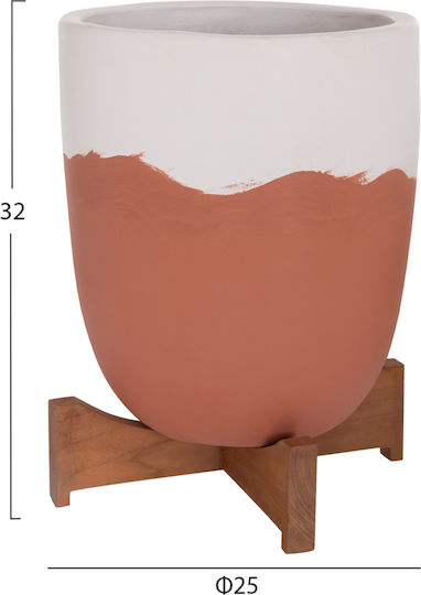 HomeMarkt Σετ 2 Γλάστρες Πήλινες Τερακότα