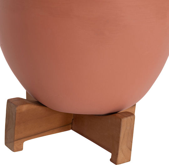 HomeMarkt Set of 2 Terracotta Ceramic Flower Pots 25x25cm