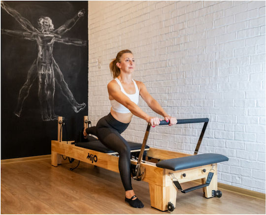 Pat Reformer Pilates Pliabil din Lemn Foldable Mijo Cod 23298