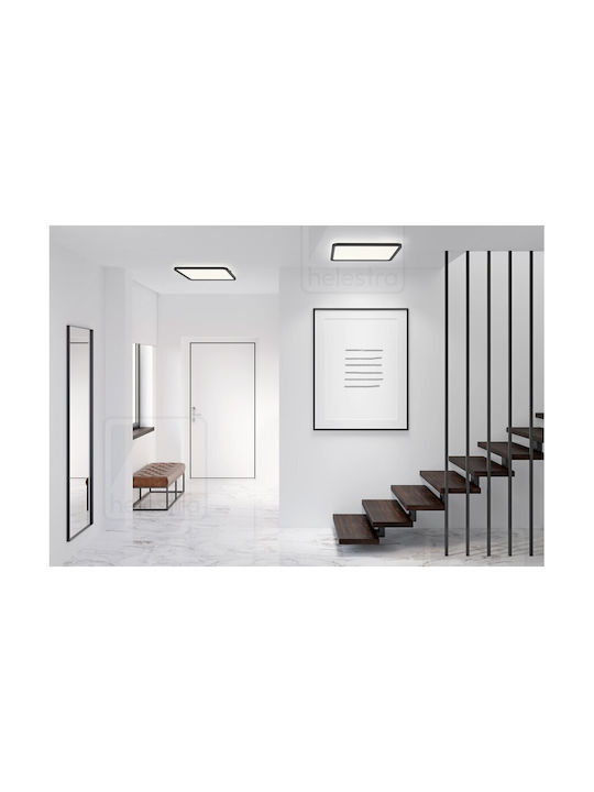 Helestra Deckenleuchte 61cm Schwarz mit Integrierter LED