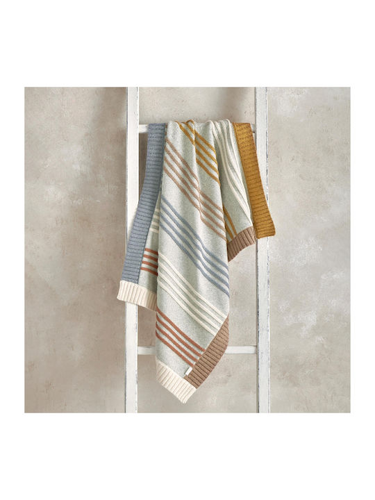 Mamas & Papas Blanket Nursery Swaddling Blankets Knitted Multicolour 70x90cm