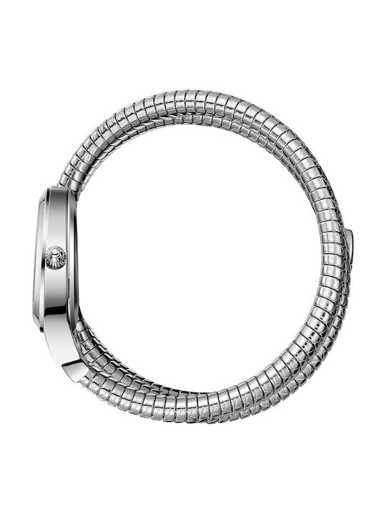 Lee Cooper Γυναικείο Ρολόι 23mm Μπαταρίας με Ασημί Μεταλλικό Μπρασελέ