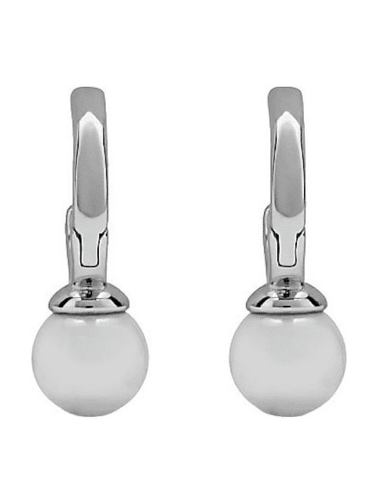 Silver Star Silver Dangle Earrings