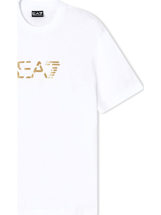 T-Shirt White-Gold