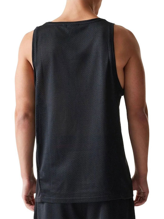 New Era Mesh Kurzarm T-Shirt Schwarz
