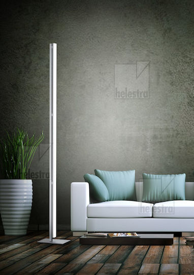 Helestra LED Floor Lamp Silver