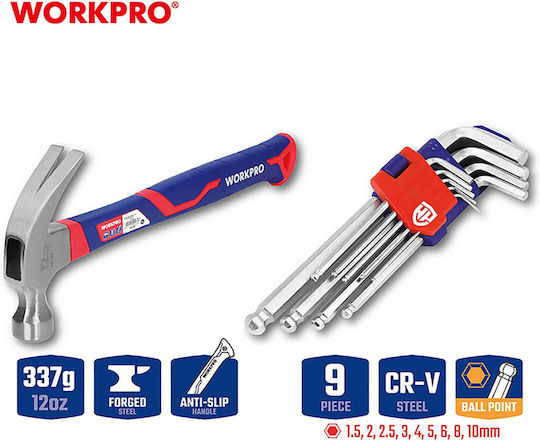 WorkPro Schlag Bohrer 710W mit Koffer