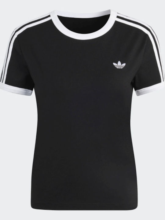 Adicolor 3-Stripes Дамска Тениска Черна