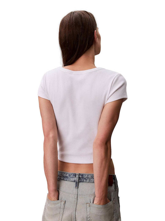 Calvin Klein Tricou Ecru Calvin Klein Tricou Ecru