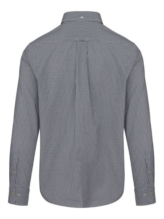 Long-sleeved Shirt Checked Blue