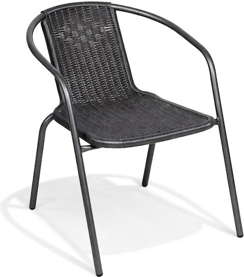 Garten- und Outdoor-Möbelsets für kleinen Balkon 3 Stück Anthrazit