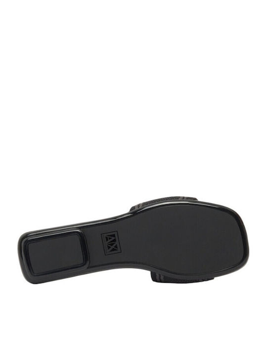 Women's Flat Sandals in Black Color