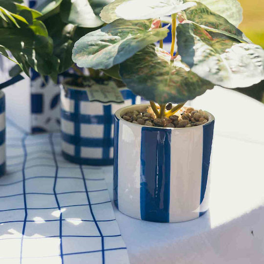 Τεχνητό Φυτό σε Γλαστράκι Μπλε 17cm Beauty Home