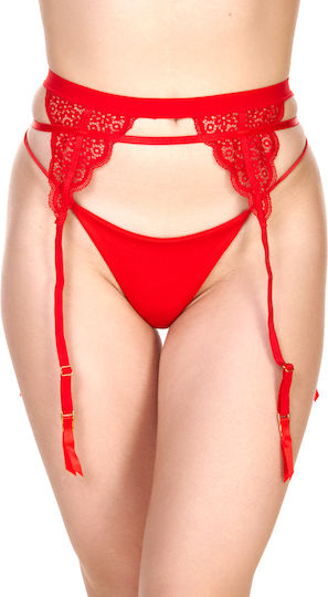 Lace Garter Laces Red