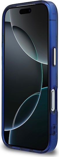 Karl Lagerfeld Iml K Head Logo Magsafe iPhone 17 Pro Blaue Handyhülle