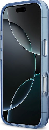 Karl Lagerfeld Karl + & Choupette Umschlag Rückseite Magsafe iPhone 17 Pro Max Blau