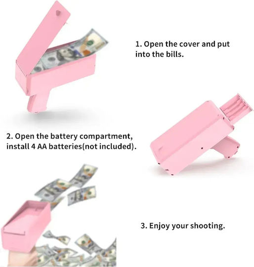 Super Money Gun Pink Money Launcher C02g0190548 C02g0190548 7149009901284