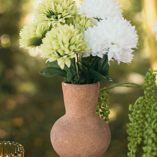 Beauty Home Decorative Vase Ceramic Thalya Orange Y18cm