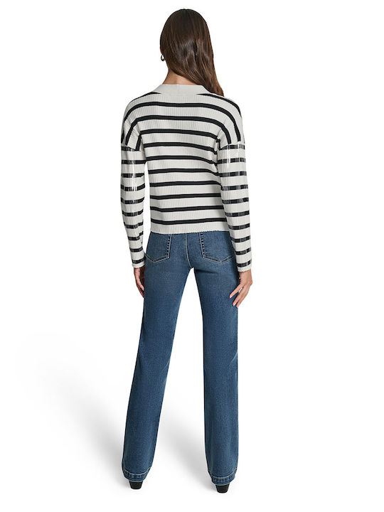 Women's Cardigan Black/ivory