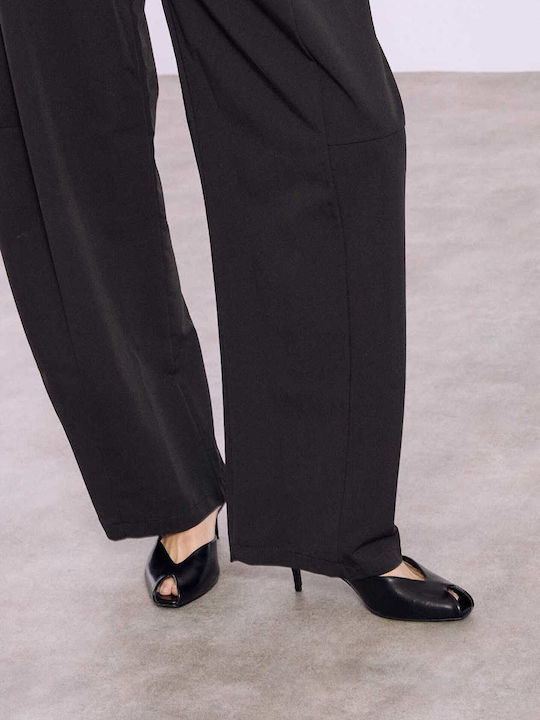 Celestino Γόβες Peep Toe Μαύρο