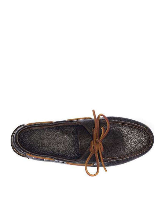 Docksides Men's Leather Boat Shoes Brown