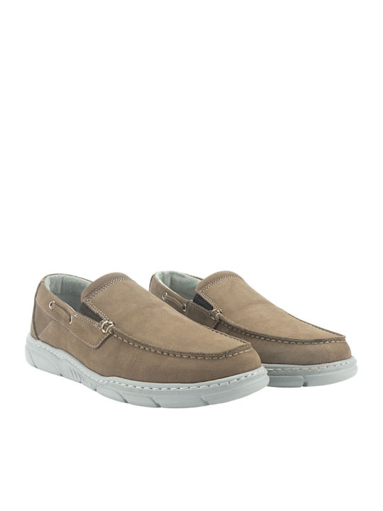 Mocasini barbati in Bej Culori