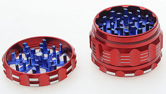 Grinder Τρίφτης «lightning» 55mm 4parts Διάφορα Χρώματα