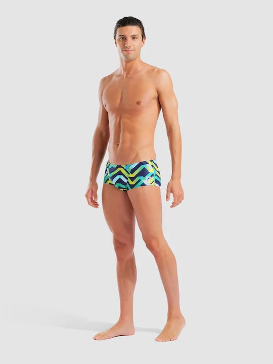 Men's Swimwear Shorts Black Multi, Green