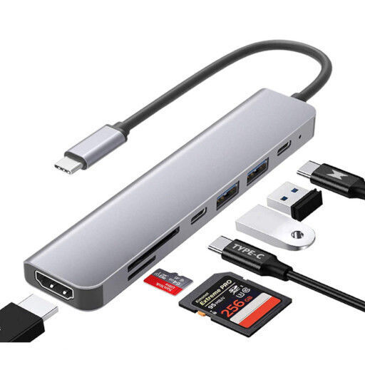USB-C Docking Station with HDMI 4K PowerDelivery Gray (UC2601)