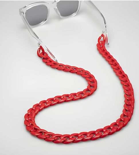 AV Sunglasses Chain Αλυσίδα Γυαλιών Κόκκινη