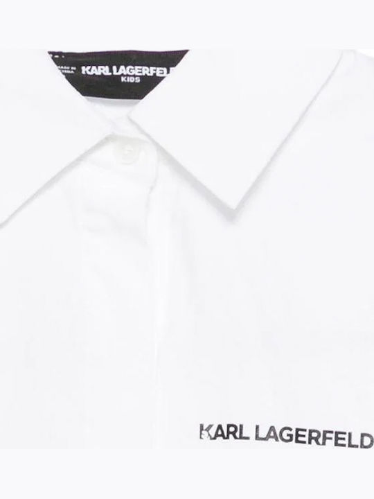 Kids Shirt Long Sleeve White