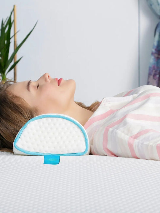 Multifunctional Orthopedic Bed Pillow Blue 42x18x10cm